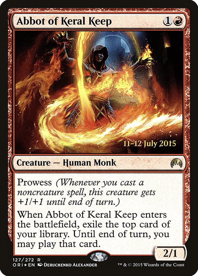 Abbot of Keral Keep [Magic Origins Prerelease Promos] | Gear Gaming Fayetteville