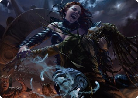 Olivia's Midnight Ambush Art Card [Innistrad: Midnight Hunt Art Series] | Gear Gaming Fayetteville