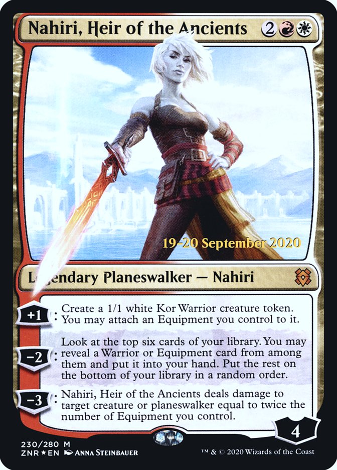 Nahiri, Heir of the Ancients [Zendikar Rising Prerelease Promos] | Gear Gaming Fayetteville