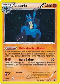 Lucario (80/113) (Cosmos Holo) [Black & White: Legendary Treasures] | Gear Gaming Fayetteville