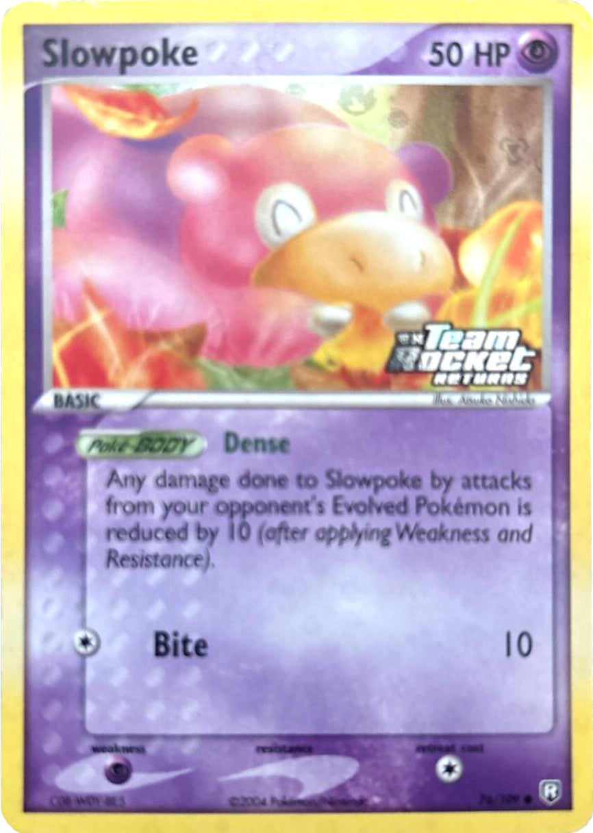 Slowpoke (76/109) (Stamped) [EX: Team Rocket Returns] | Gear Gaming Fayetteville