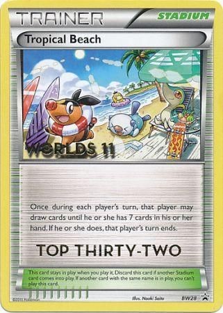 Tropical Beach (BW28) (Top 32) [Black & White: Black Star Promos] | Gear Gaming Fayetteville