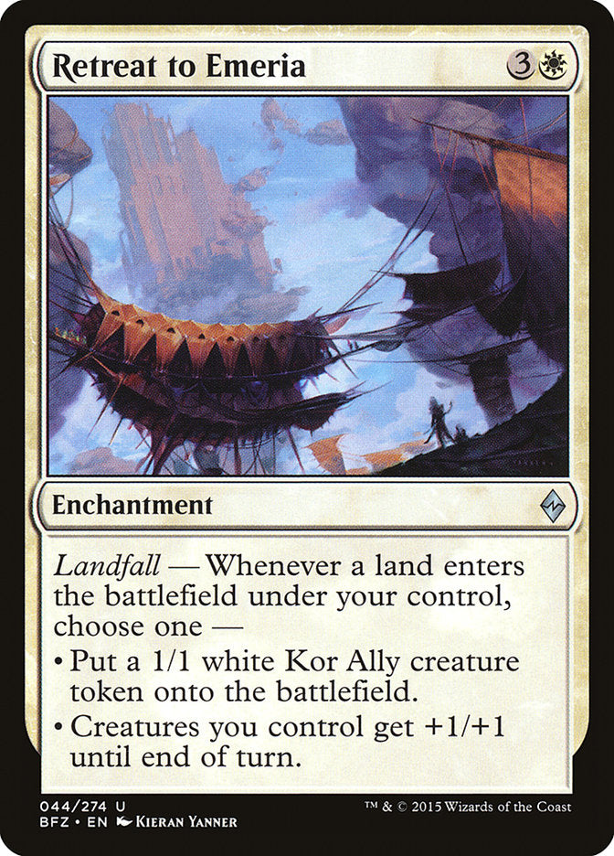 Retreat to Emeria [Battle for Zendikar] | Gear Gaming Fayetteville