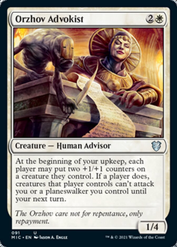 Orzhov Advokist [Innistrad: Midnight Hunt Commander] | Gear Gaming Fayetteville