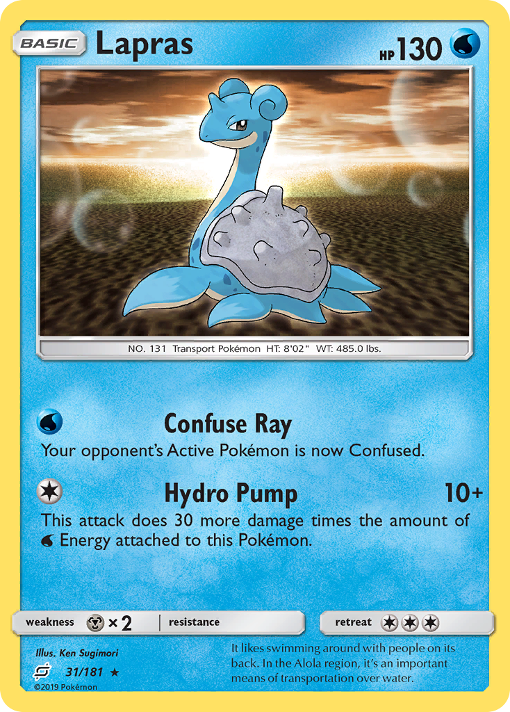 Lapras (31/181) [Sun & Moon: Team Up] | Gear Gaming Fayetteville