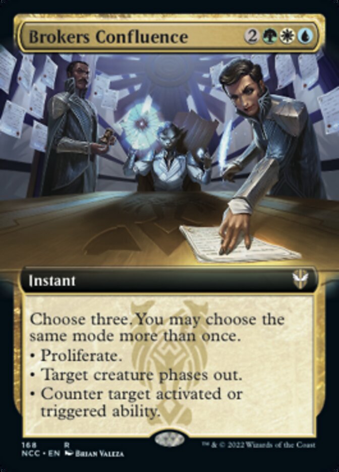 Brokers Confluence (Extended Art) [Streets of New Capenna Commander] | Gear Gaming Fayetteville