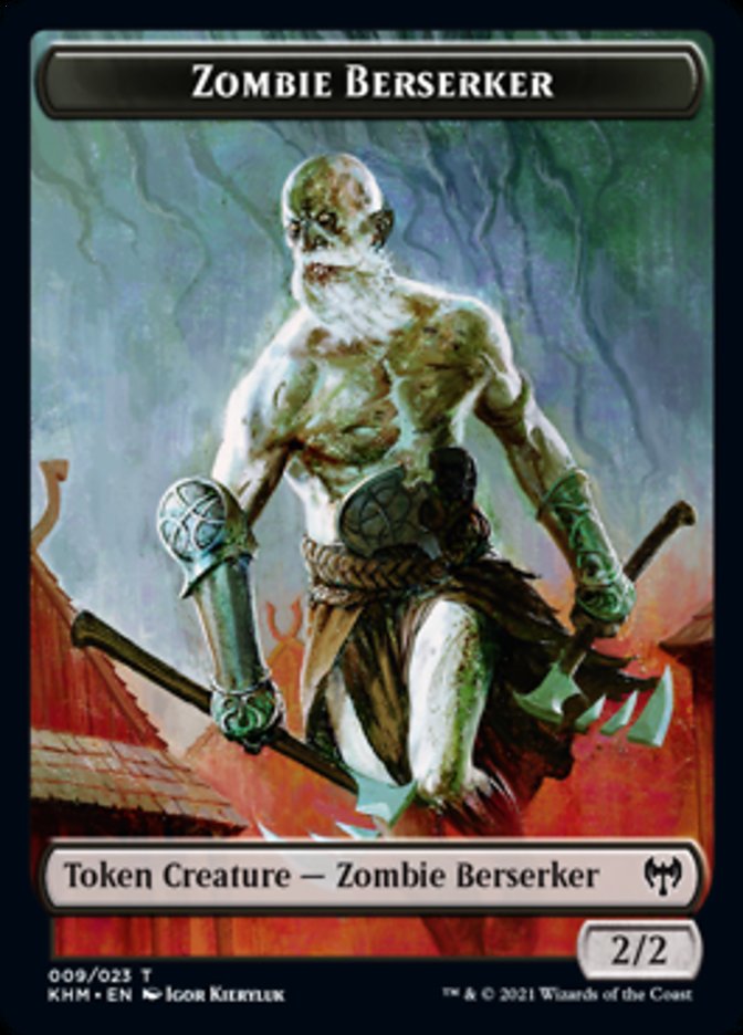 Zombie Berserker Token [Kaldheim Tokens] | Gear Gaming Fayetteville