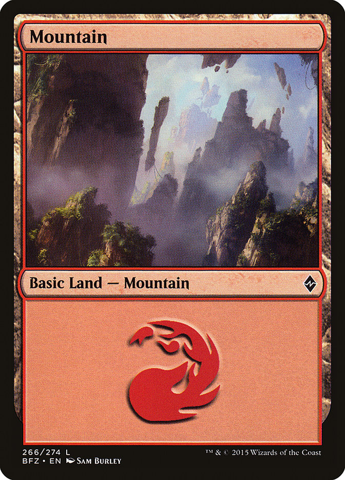 Mountain (266) [Battle for Zendikar] | Gear Gaming Fayetteville