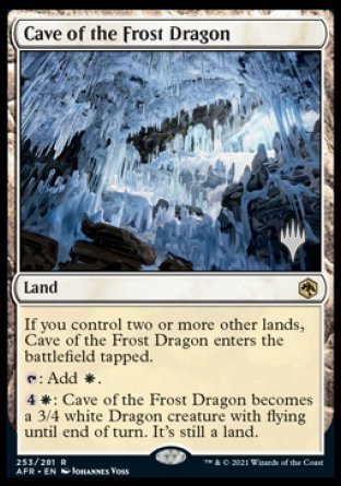 Cave of the Frost Dragon (Promo Pack) [Dungeons & Dragons: Adventures in the Forgotten Realms Promos] | Gear Gaming Fayetteville