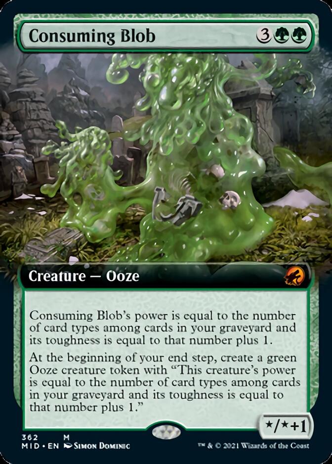 Consuming Blob (Extended Art) [Innistrad: Midnight Hunt] | Gear Gaming Fayetteville