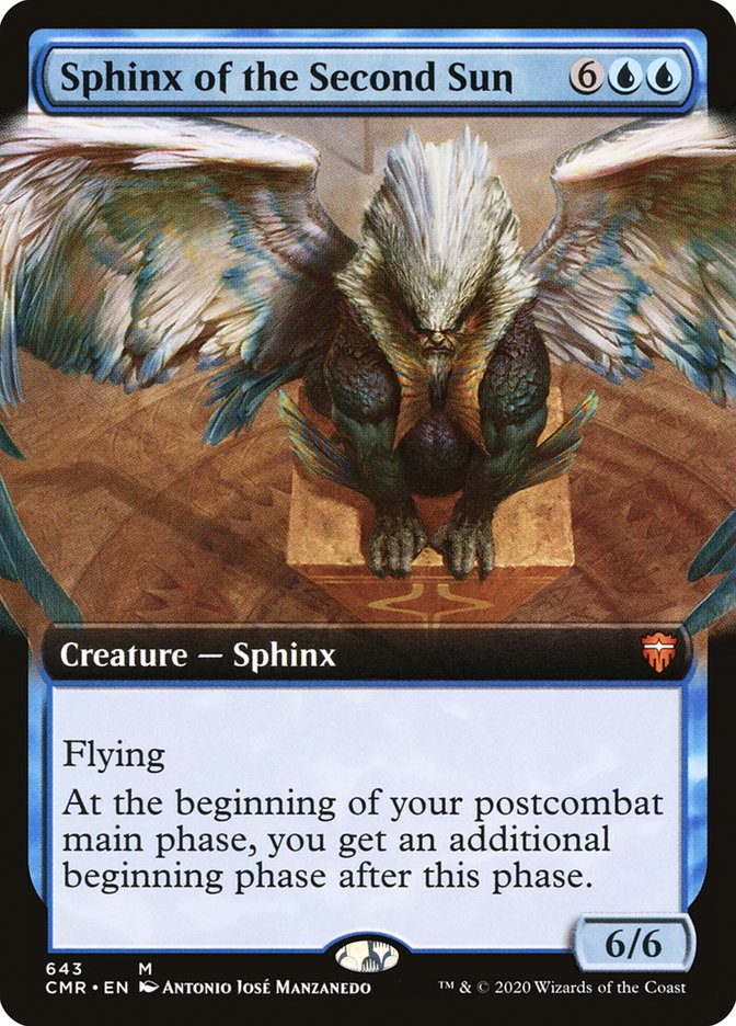 Sphinx of the Second Sun (Extended Art) [Commander Legends] | Gear Gaming Fayetteville