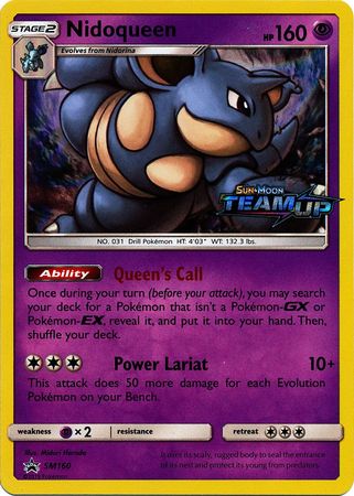 Nidoqueen (SM160) (Staff) [Sun & Moon: Black Star Promos] | Gear Gaming Fayetteville