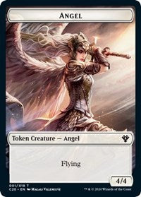 Angel // Elemental (010) Double-Sided Token [Commander 2020 Tokens] | Gear Gaming Fayetteville