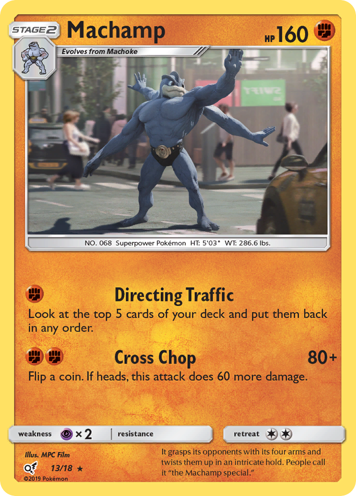 Machamp (13/18) [Sun & Moon: Detective Pikachu] | Gear Gaming Fayetteville