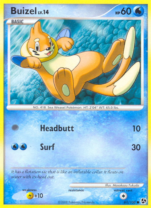 Buizel (61/106) [Diamond & Pearl: Great Encounters] | Gear Gaming Fayetteville