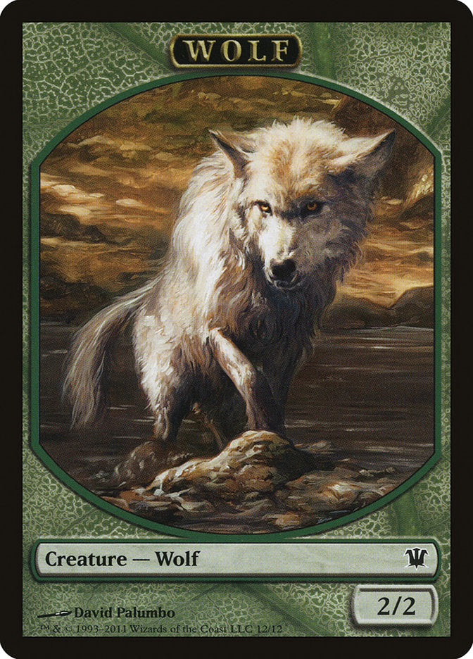 Wolf Token (12/12) [Innistrad Tokens] | Gear Gaming Fayetteville