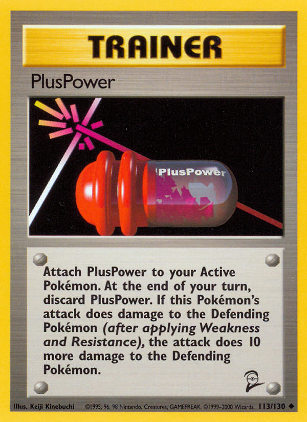 PlusPower (113/130) [Base Set 2] | Gear Gaming Fayetteville