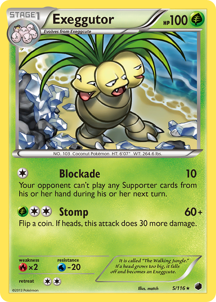 Exeggutor (5/116) [Black & White: Plasma Freeze] | Gear Gaming Fayetteville