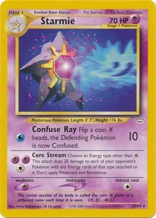 Starmie (25/64) [Neo Revelation Unlimited] | Gear Gaming Fayetteville