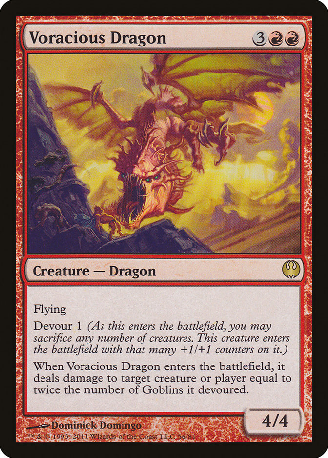 Voracious Dragon [Duel Decks: Knights vs. Dragons] | Gear Gaming Fayetteville