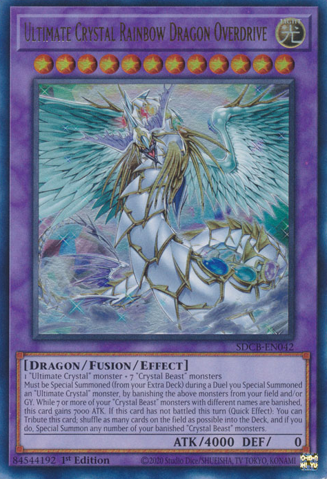 Ultimate Crystal Rainbow Dragon Overdrive [SDCB-EN042] Ultra Rare | Gear Gaming Fayetteville
