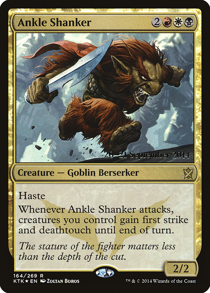 Ankle Shanker [Khans of Tarkir Prerelease Promos] | Gear Gaming Fayetteville