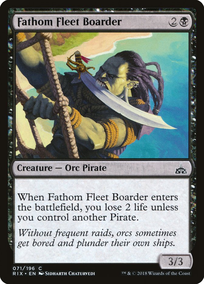 Fathom Fleet Boarder [Rivals of Ixalan] | Gear Gaming Fayetteville