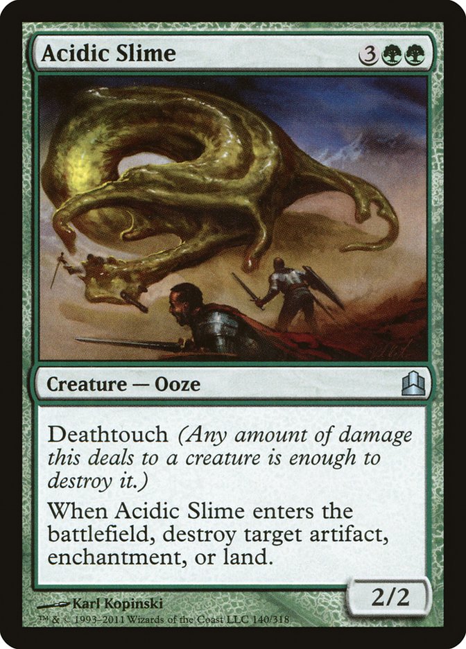 Acidic Slime [Commander 2011] | Gear Gaming Fayetteville