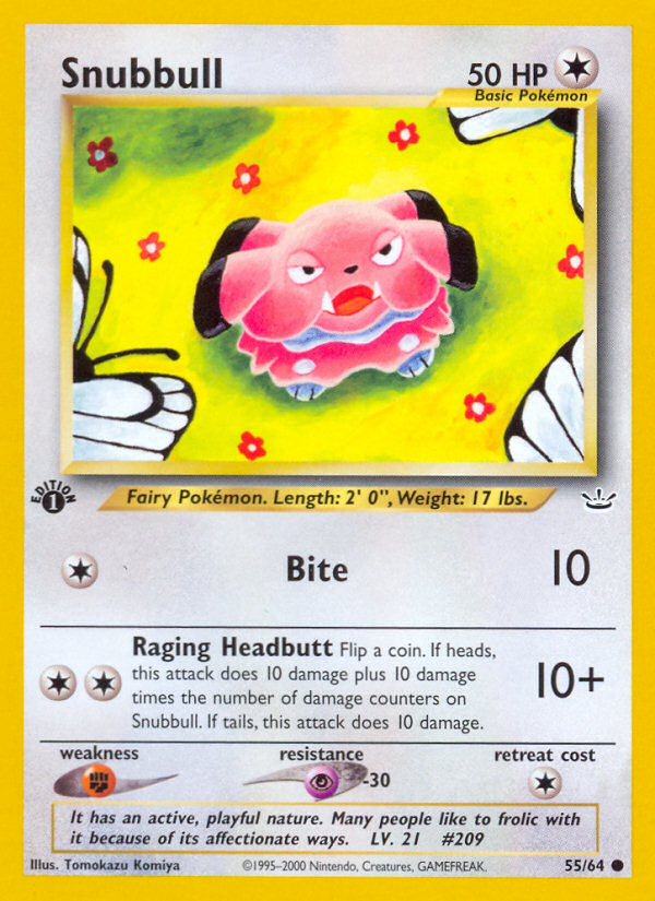 Snubbull (55/64) [Neo Revelation 1st Edition] | Gear Gaming Fayetteville