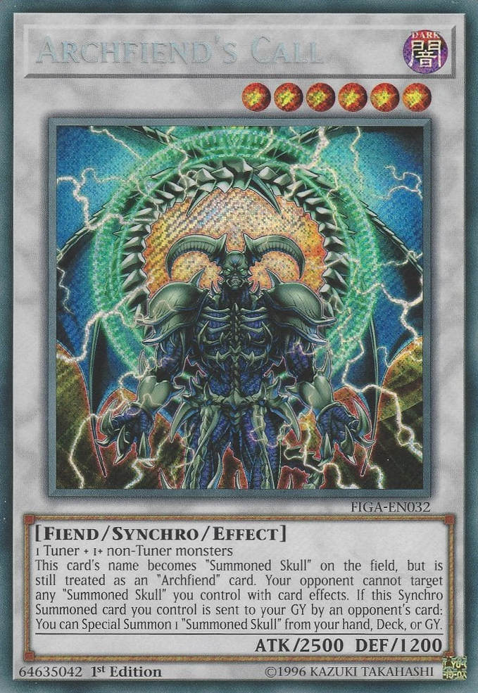 Archfiend's Call [FIGA-EN032] Secret Rare | Gear Gaming Fayetteville