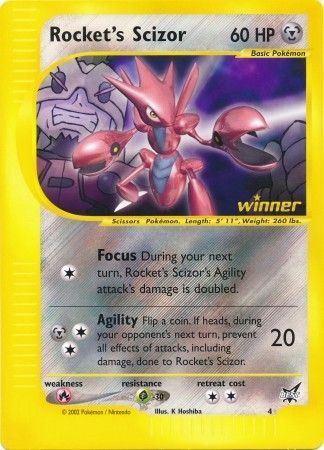 Rocket's Scizor (4) (Jumbo Card) [Best of Promos] | Gear Gaming Fayetteville