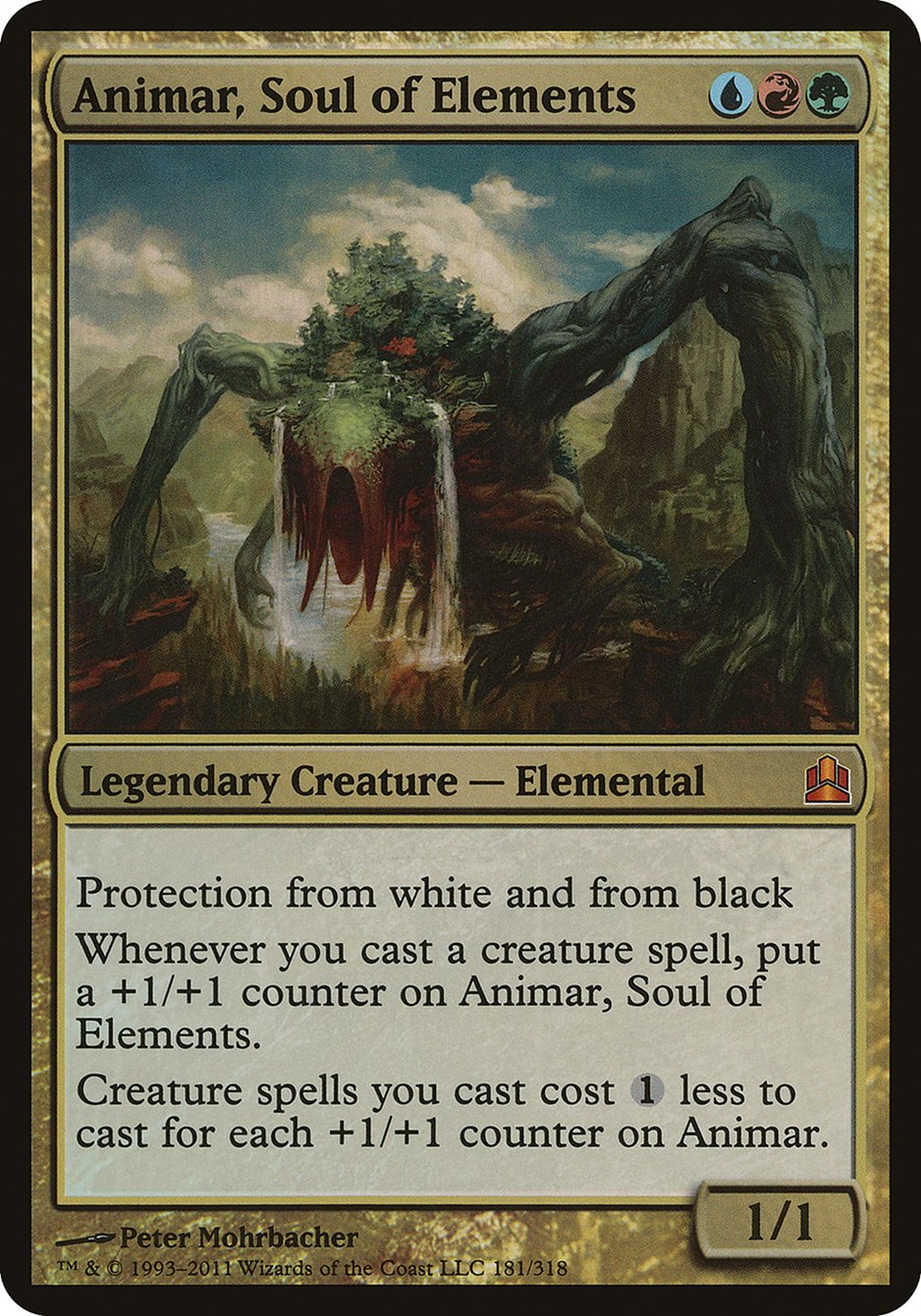 Animar, Soul of Elements (Oversized) [Commander 2011 Oversized] | Gear Gaming Fayetteville