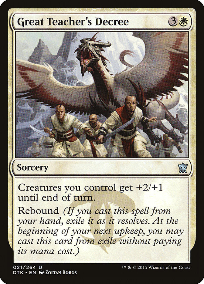 Great Teacher's Decree [Dragons of Tarkir] | Gear Gaming Fayetteville