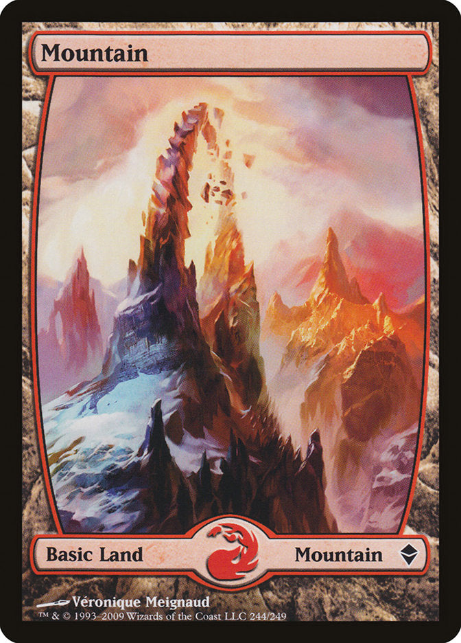 Mountain (244) [Zendikar] | Gear Gaming Fayetteville