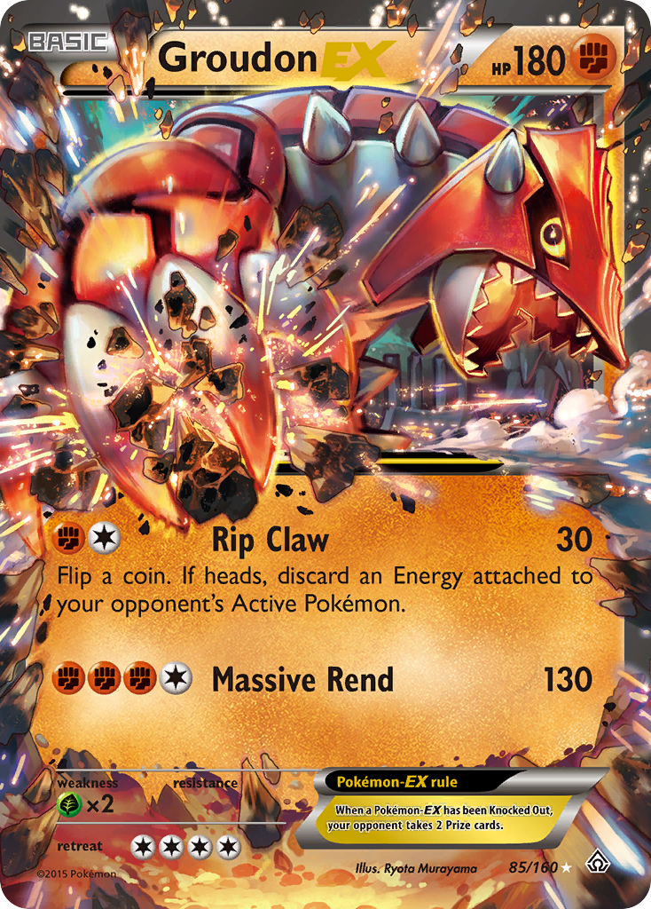 Groudon EX (85/160) [XY: Primal Clash] | Gear Gaming Fayetteville