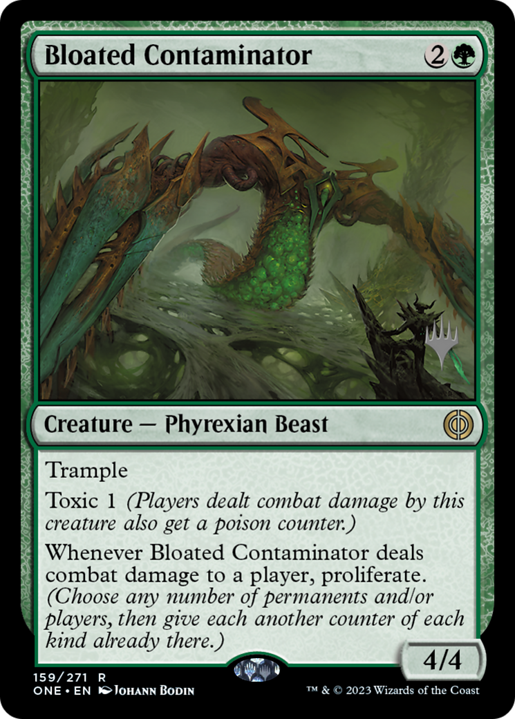 Bloated Contaminator (Promo Pack) [Phyrexia: All Will Be One Promos] | Gear Gaming Fayetteville