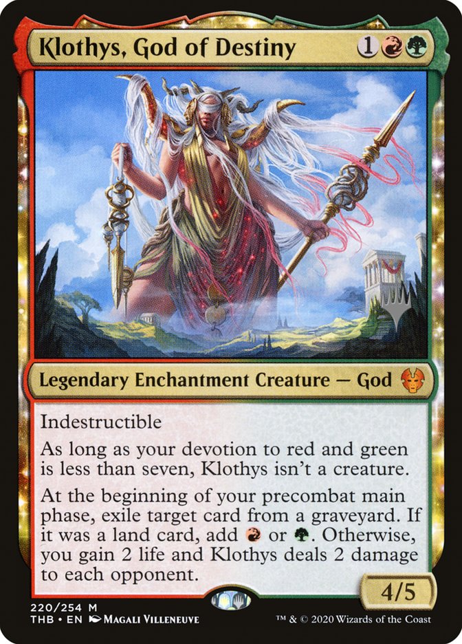 Klothys, God of Destiny (Promo Pack) [Theros Beyond Death Promos] | Gear Gaming Fayetteville