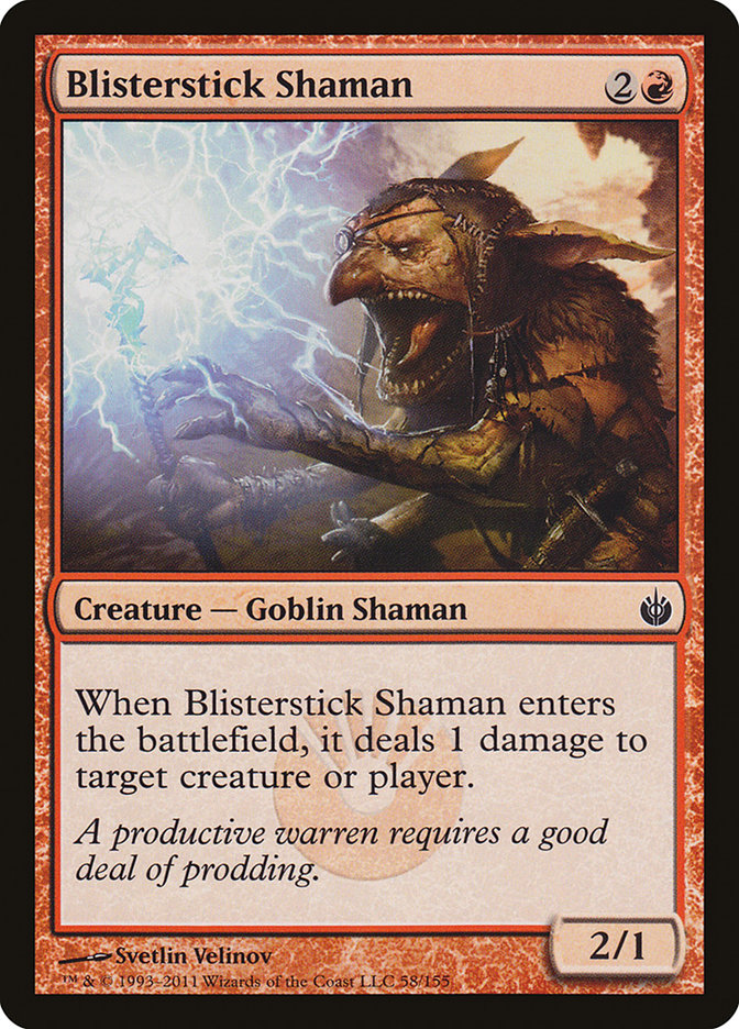 Blisterstick Shaman [Mirrodin Besieged] | Gear Gaming Fayetteville