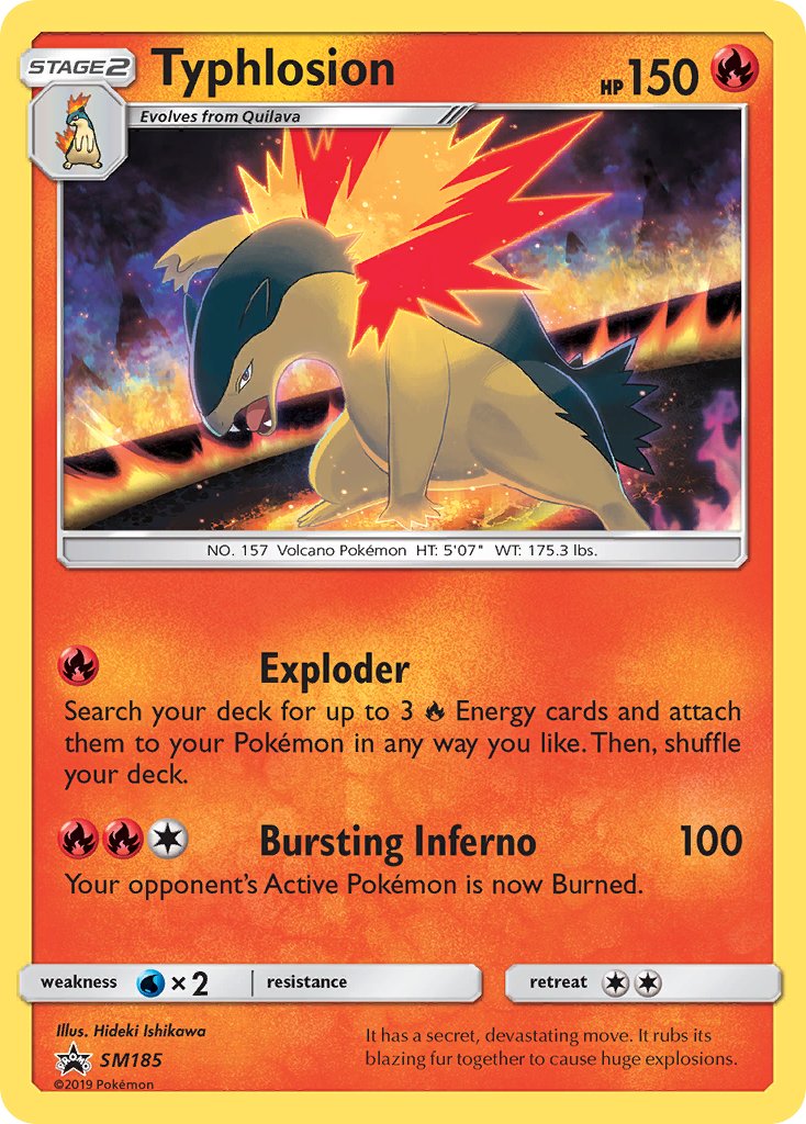 Typhlosion (SM185) [Sun & Moon: Black Star Promos] | Gear Gaming Fayetteville