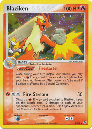 Blaziken (3/109) (Cosmos Holo) [EX: Battle Stadium] | Gear Gaming Fayetteville