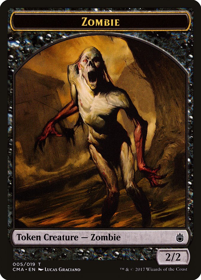 Zombie Token [Commander Anthology Tokens] | Gear Gaming Fayetteville