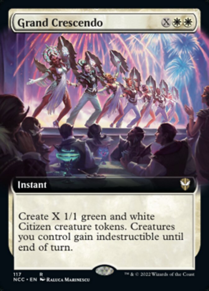 Grand Crescendo (Extended Art) [Streets of New Capenna Commander] | Gear Gaming Fayetteville