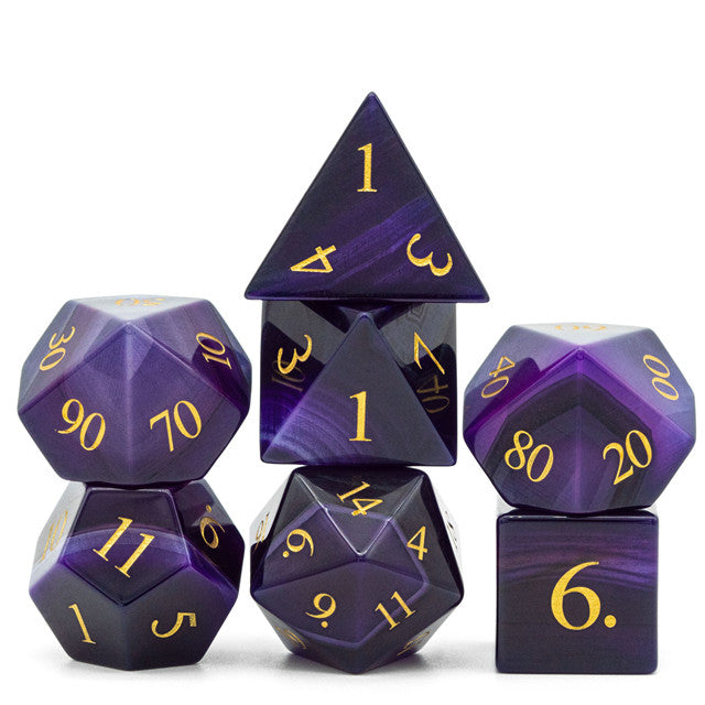 Agate Gemstone Dice Set | Gear Gaming Fayetteville