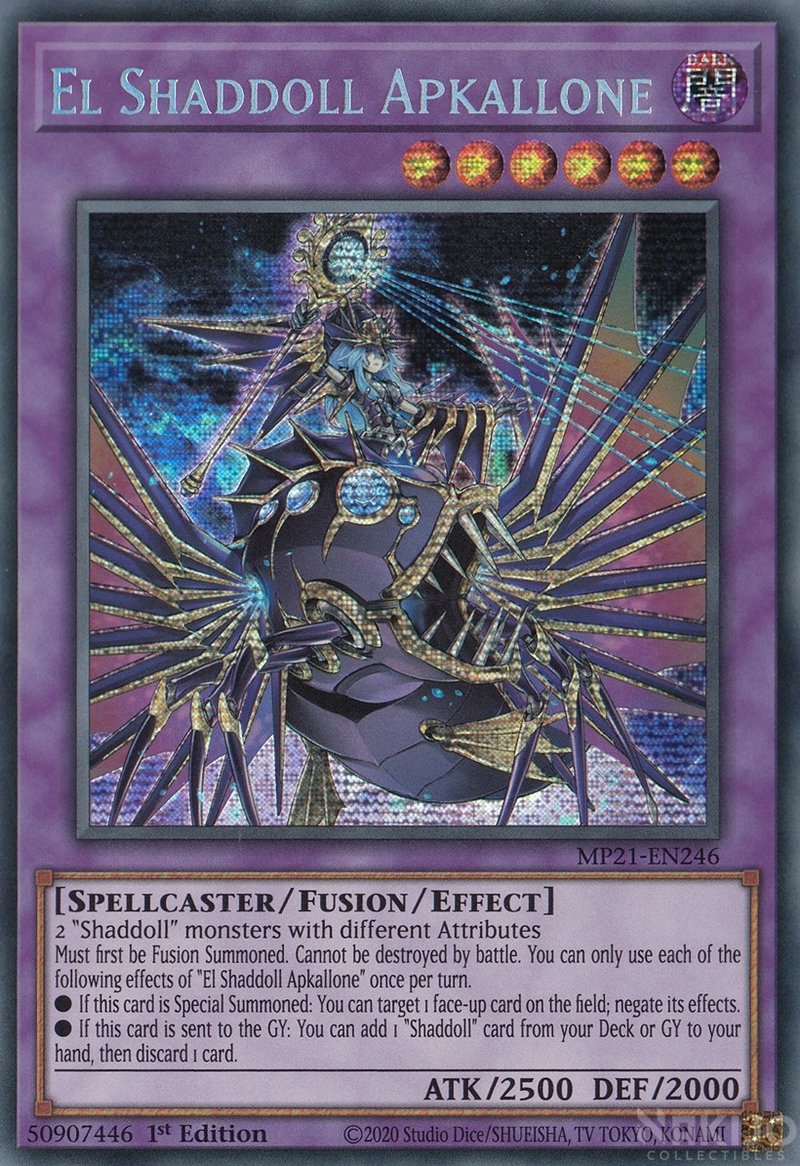 El Shaddoll Apkallone [MP21-EN246] Prismatic Secret Rare | Gear Gaming Fayetteville