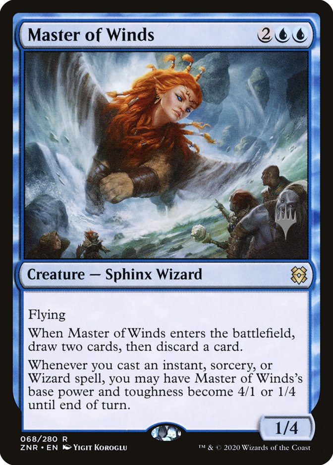 Master of Winds (Promo Pack) [Zendikar Rising Promos] | Gear Gaming Fayetteville