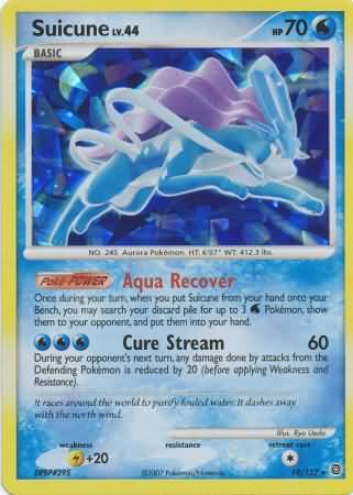 Suicune (19/132) (Cracked Ice Holo) [Diamond & Pearl: Secret Wonders] | Gear Gaming Fayetteville