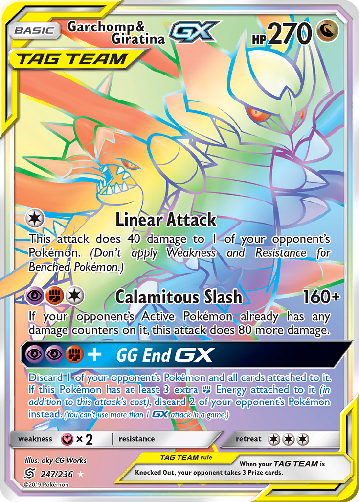 Garchomp & Giratina GX (247/236) [Sun & Moon: Unified Minds] | Gear Gaming Fayetteville