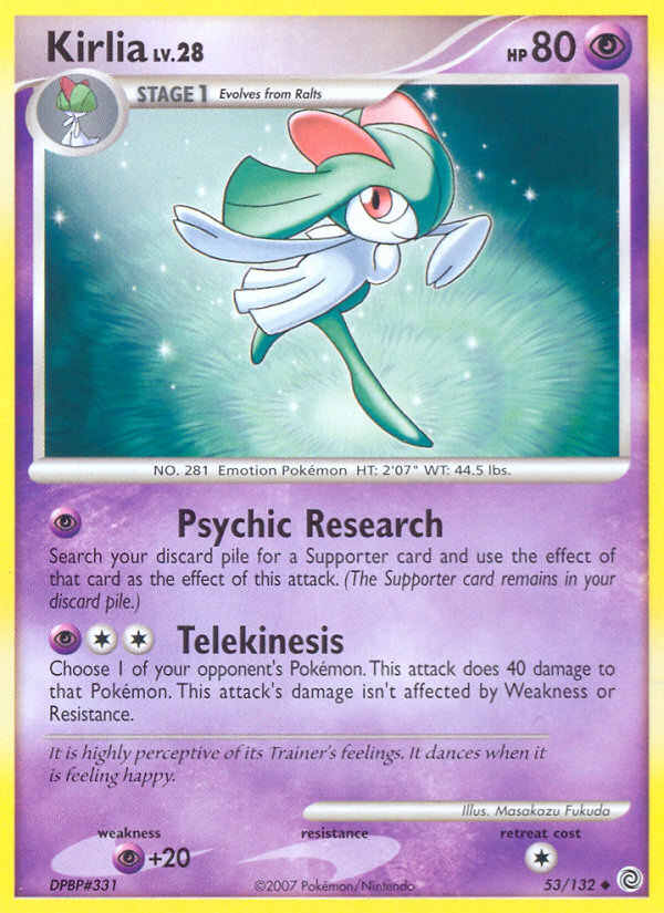 Kirlia (53/132) [Diamond & Pearl: Secret Wonders] | Gear Gaming Fayetteville