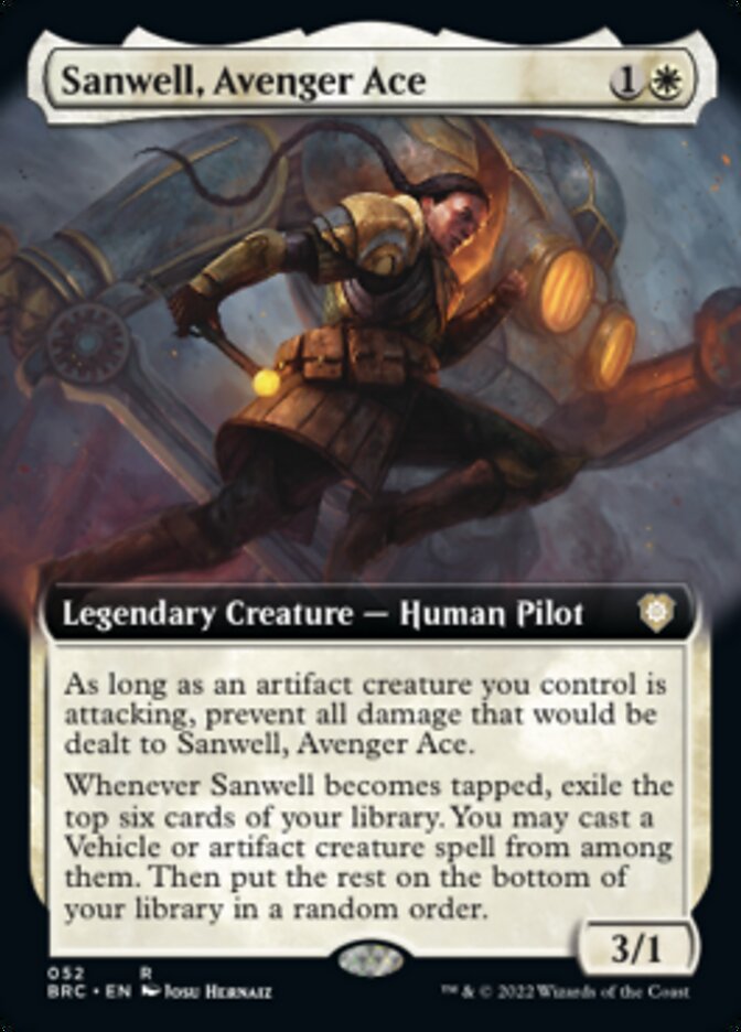 Sanwell, Avenger Ace (Extended Art) [The Brothers' War Commander] | Gear Gaming Fayetteville