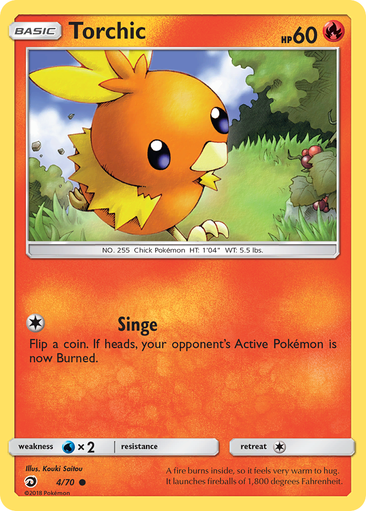 Torchic (4/70) [Sun & Moon: Dragon Majesty] | Gear Gaming Fayetteville